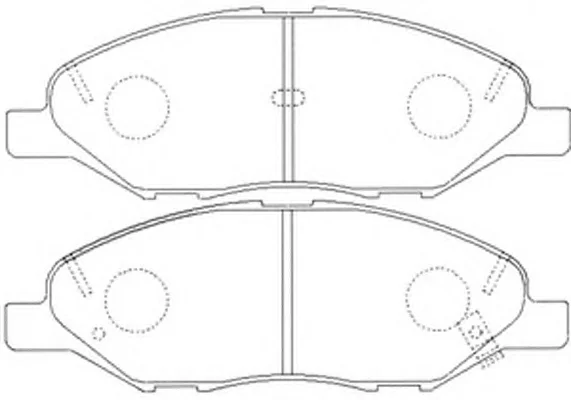 FP1345 FIT Комплект тормозных колодок, дисковый тормоз (фото 1)