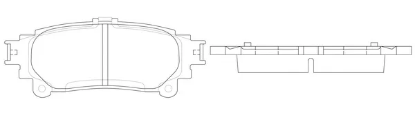 FP1391 FIT Комплект тормозных колодок, дисковый тормоз (фото 1)