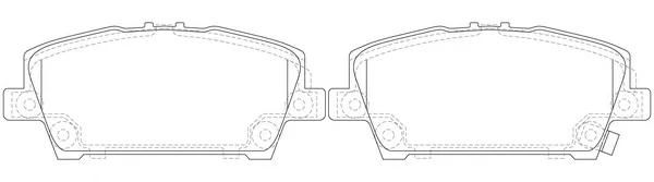 FP8196 FIT Комплект тормозных колодок, дисковый тормоз (фото 1)