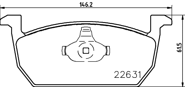 MDB83982 MINTEX Комплект тормозных колодок, дисковый тормоз (фото 1)