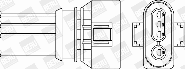 OPH004 BERU Лямбда-зонд (фото 2)