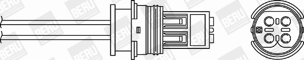 OZH021 BERU Лямбда-зонд (фото 1)