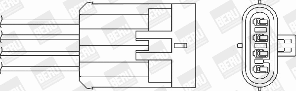 OZH148 BERU Лямбда-зонд (фото 1)