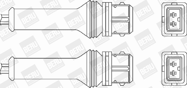 OZH166 BERU Лямбда-зонд (фото 1)