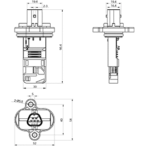 181985 HC-CARGO Расходомер воздуха (фото 3)