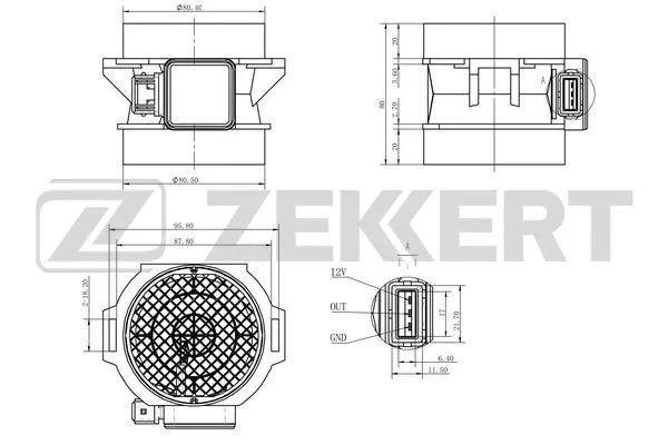 SE-2001 ZEKKERT Расходомер воздуха (фото 1)