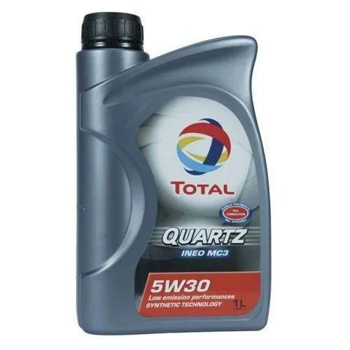 166254 TOTAL Моторное масло 5W30 синтетическое Quartz Ineo MC3 1 л (фото 1)