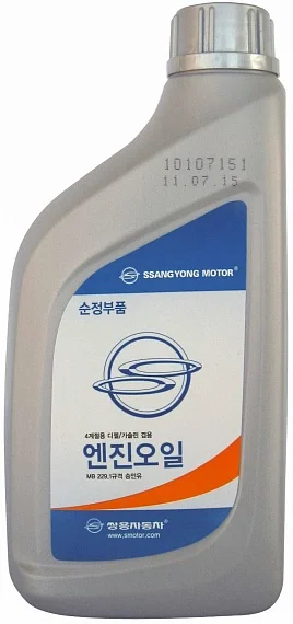 0000000399 SSANGYONG All seasons diesel/gasoline engine oil mb229.1 (фото 1)