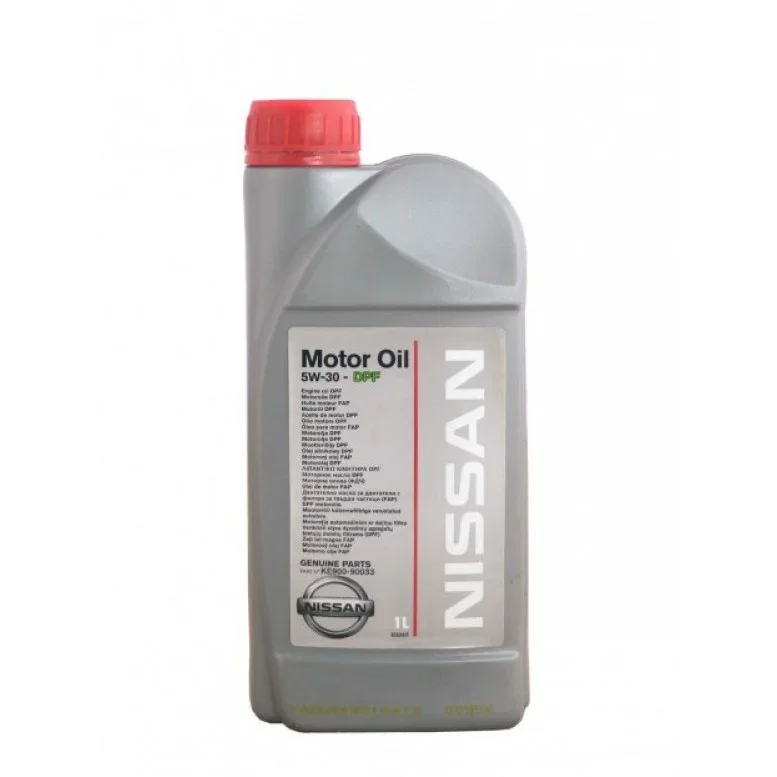 KE900-90033 NISSAN Моторное масло 5W30 синтетическое Motor Oil DPF 1 л (фото 1)