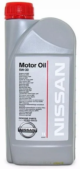 KE900-99933 NISSAN Моторное масло 5W30 синтетическое Motor Oil 1 л (KE900-99933) (фото 1)