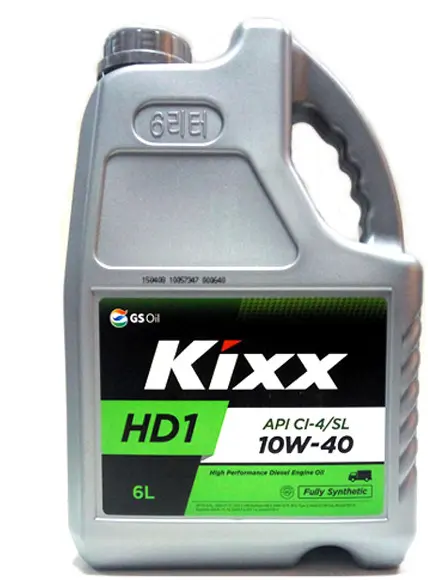 L2061360E1 KIXX Моторное масло 10W40 полусинтетическое HD1 6 л (фото 1)