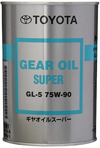 08885-02106 TOYOTA Масло трансмиссионное 75W90 Gear Oil Super 1 л (фото 1)