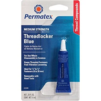 24200 PERMATEX Фиксатор резьбы medium strenge threadlocker blue (фото 1)