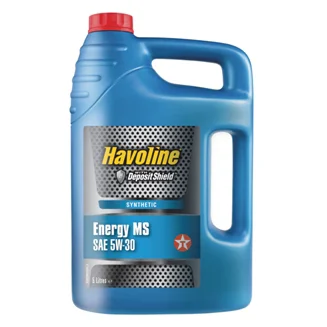 801735MHE TEXACO Моторное масло 5W30 синтетическое Havoline Energy MS 4 л (фото 1)