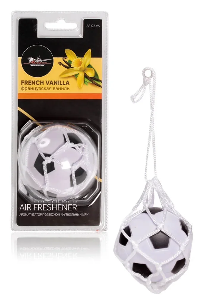 AF-I02-VA Airline Ароматизатор подвесной "Футбольный мяч" французская ваниль (фото 2)