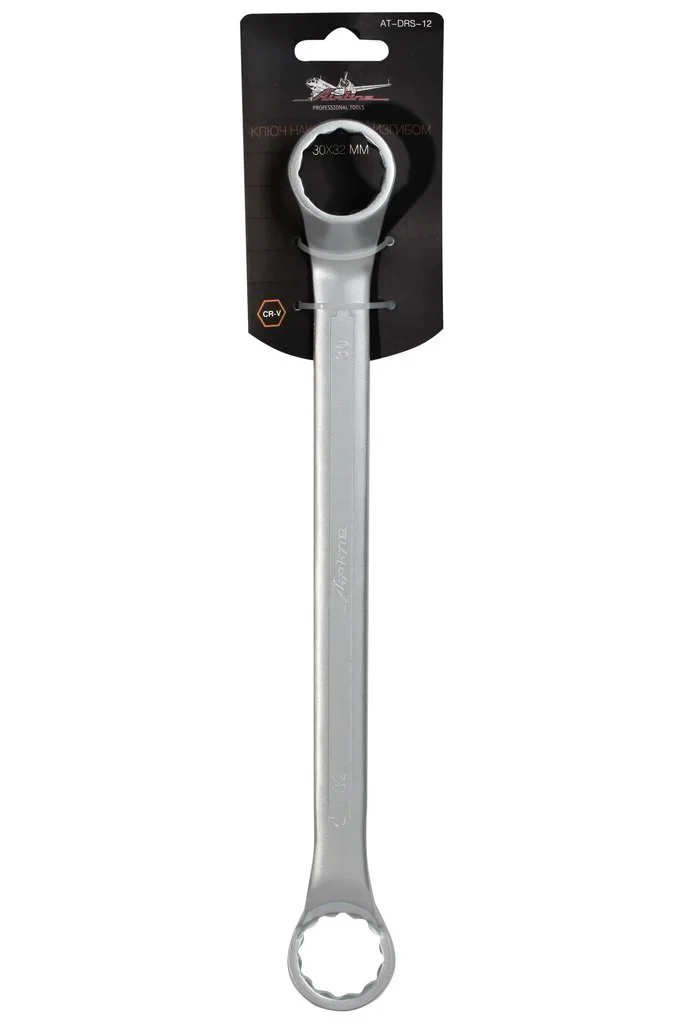 AT-DRS-12 Airline Ключ накидной с изгибом 30х32мм (фото 1)