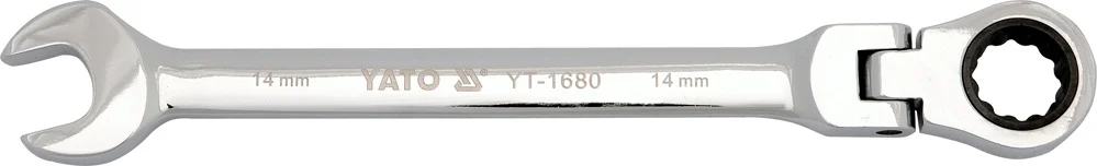YT-1679 YATO Ключ комб. с трещоткой и шарниром 13мм (фото 1)