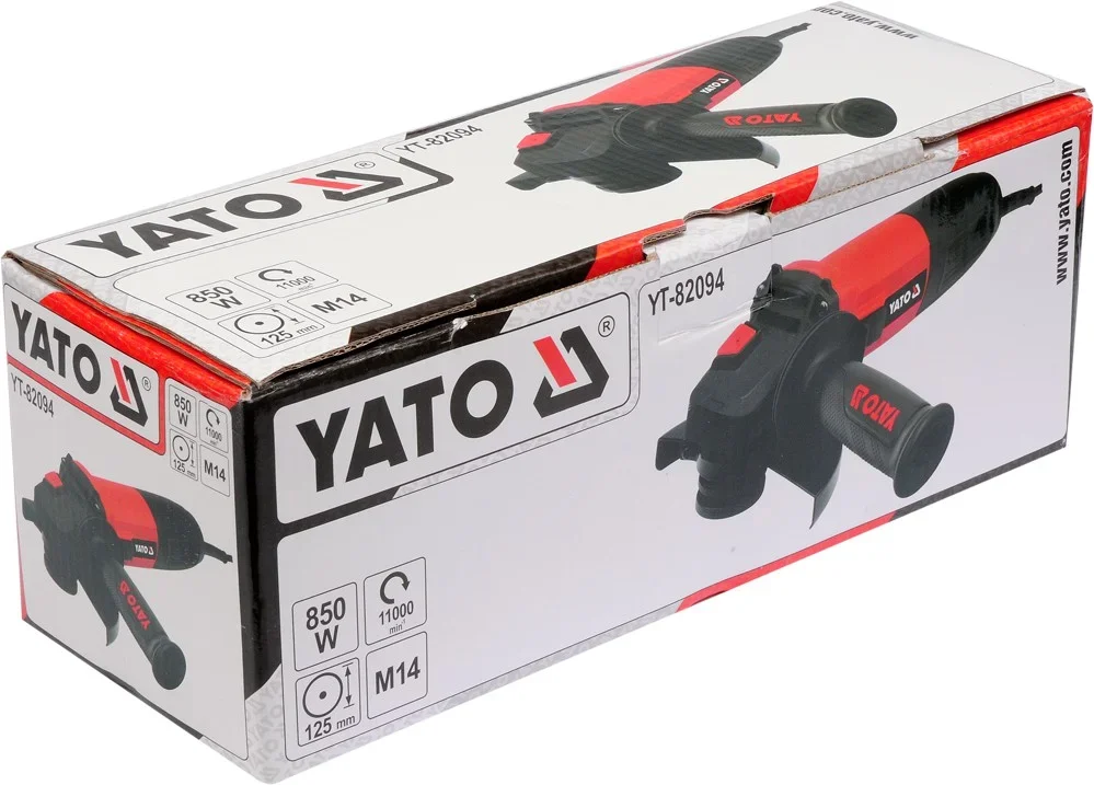 YT-82094 YATO Углошлифовальная машина 850Вт 125мм (фото 3)