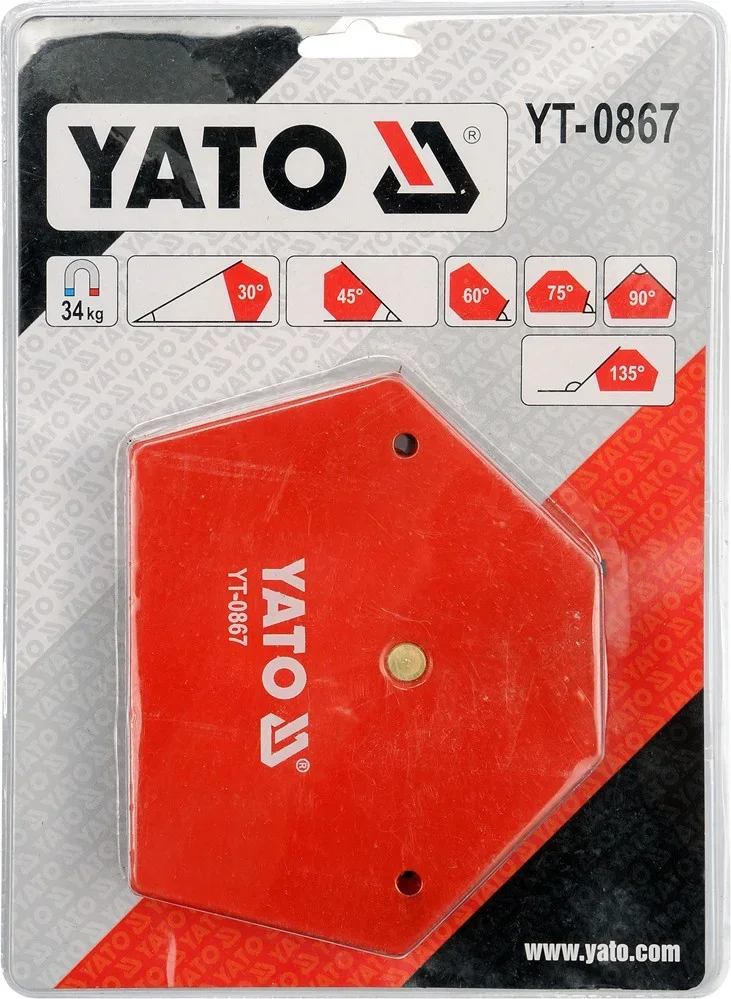 YT-0867 YATO Магнитная струбцина заварки 111х136х24 (фото 2)