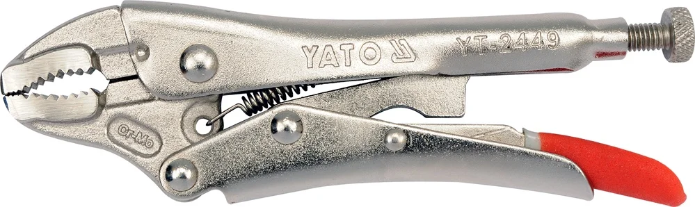YT-2449 YATO Изогнутые ручные тиски струбцина (фото 1)