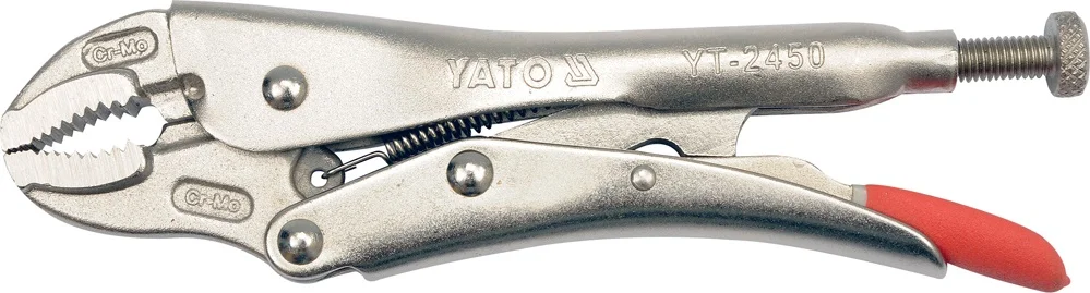 YT-2450 YATO Изогнутые ручные тиски струбцина (фото 1)