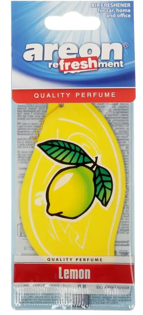 ARE DR LEMON AREON Ароматизатор Areon Refreshment LEMON бумажный подвесной лимон (фото 1)