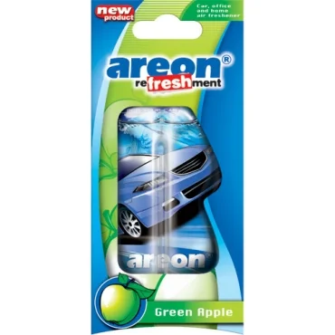 ARE LIQ GREEN APPLE AREON Ароматизатор Areon Refreshment Liquid Green Apple гель зеленое яблоко (фото 1)