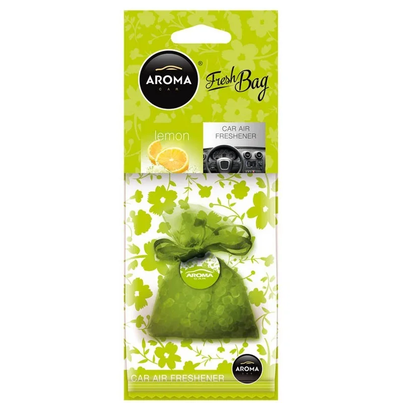 A92493 AROMA CAR Ароматизатор FRESH BAG LEMON, 20 гр, гелевый (фото 1)