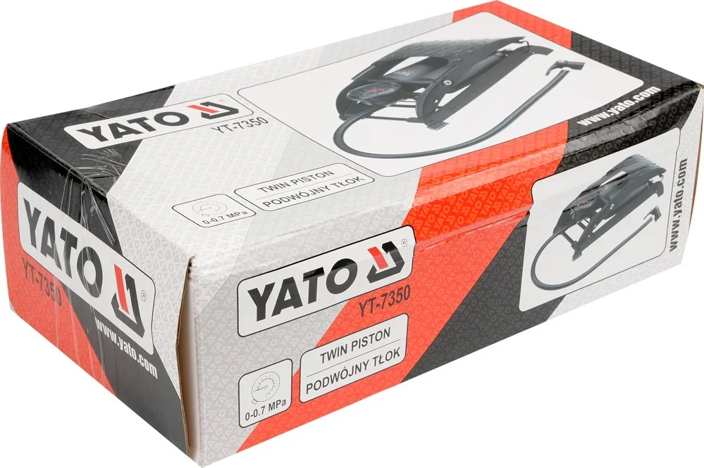 YT-7350 YATO Насос ножной двойной (фото 3)
