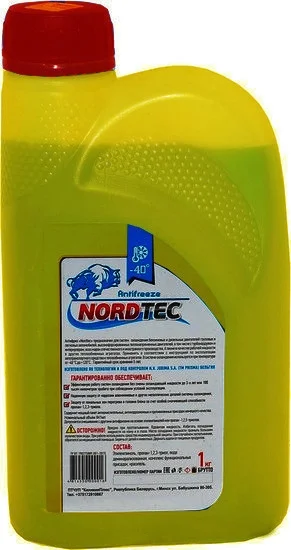NORDTEC желт.1 NORDTEC Охлаждающая жидкость NORDTEC (фото 1)