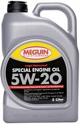 9498 MEGUIN Моторное масло 5W20 синтетическое Megol Special Engine Oil 1 л (фото 1)