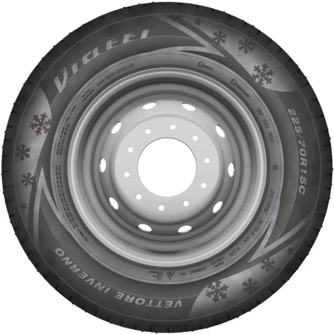 235/65R16C VIATTI VETTORE INVERNO V-524 115/113R VIATTI Шина зимняя R16 235/65R16C Viatti Vettore Inverno V-524 115/113R (с шипами) Страна производства: Россия (фото 3)