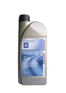 93165554 GM Моторное масло 5W30 синтетическое Dexos2 1 л (фото 1)