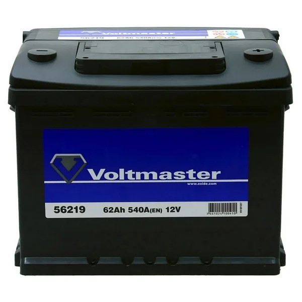 56219 VOLTMASTER Аккумулятор VOLTMASTER 12V 62AH 540A ETN 0(R+) B13 (фото 1)