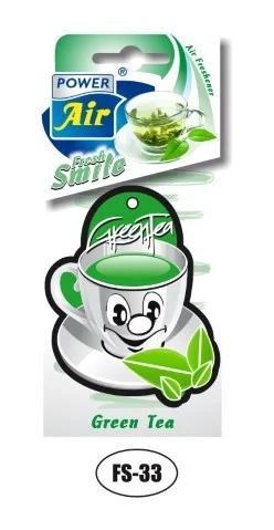 FS-33 JEES Ароматизатор Зеленый чай (бумажный) (фото 1)