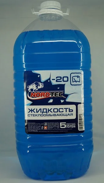 NORDTEC-20/5 NORDTEC Жидкость стеклоомывателя зимняя 5л - зимняя, -20С, на основе изопропилового спирта (фото 1)