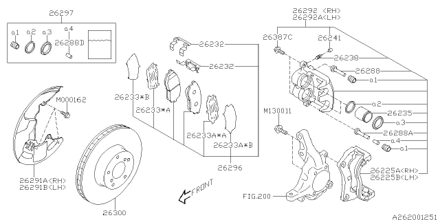 26238FE001 SUBARU Конектоп (фото 6)