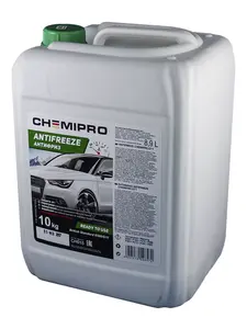 CH015 CHEMIPRO Антифриз Chemipro G11 готовый 10kg зеленый, 8.9л (фото 1)