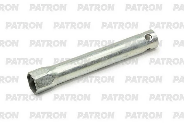 P-807316021 PATRON Ключ свечной трубчатый с отверстием для воротка, 21 х 160 мм (фото 1)