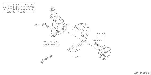 28373CA000 SUBARU Subaru (фото 6)