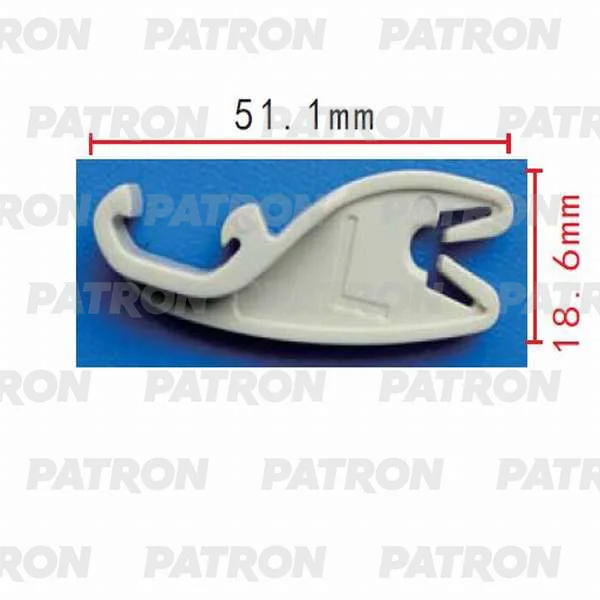 P37-0369 PATRON Держатель пластмассовый Ford применяемость: замки дверей - тяги (фото 1)