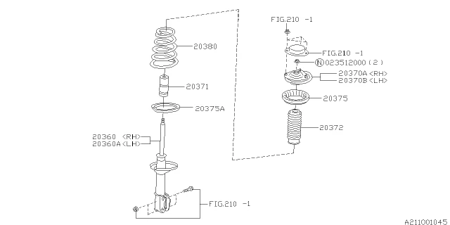 20380FC130 SUBARU Coil spring-r (фото 3)