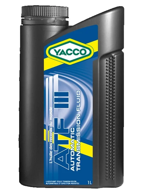 YACCO ATF III/2 YACCO Жидкость гидравлическая 2 л - FORD MERCON/FORD M2C 166H,GM DEXRON III,MAN 339 Typ Z-1 & V-1,MERCEDES-BENZ MB 236.1/236.5,ZF 4HP14/18,VOITH 55.633535 ZF TE ML 04D/11B/17C (фото 1)