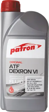 ATF DEXRON VI 1L ORIGINAL PATRON Жидкость гидравлическая DEXRON VI (фото 1)