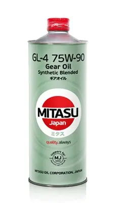 MJ-443-1 MITASU Масло трансмиссионное 75W90 полусинтетическое Gear Oil GL-4 1 л (фото 1)