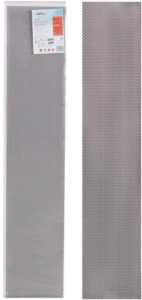 APM-A-02 Airline Сетка для защиты радиатора, алюм., яч. 10*4 мм (R10), 100*20 см, черная (1 шт.) (фото 4)