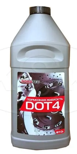 NORDTEC DOT-4 910 гр NORDTEC Тормозная жидкость DOT-4, 910г (фото 1)