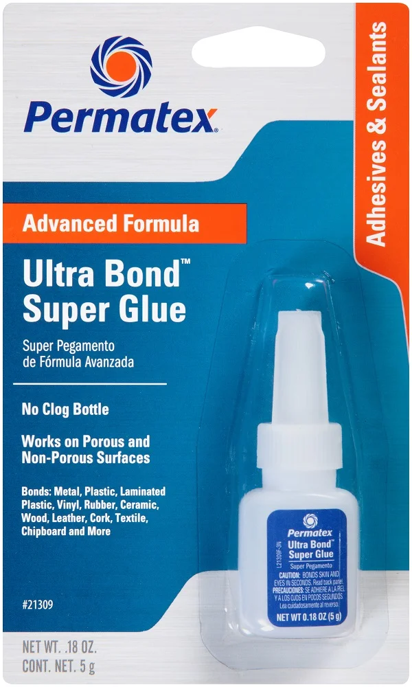21309 PERMATEX Супер клей ultra bond super glue (фото 2)