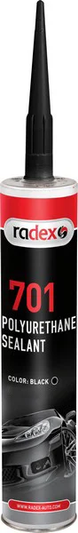 RAD220703 RADEX Герметик черный 701 BLACK полиуретановый, 310 мл (фото 1)