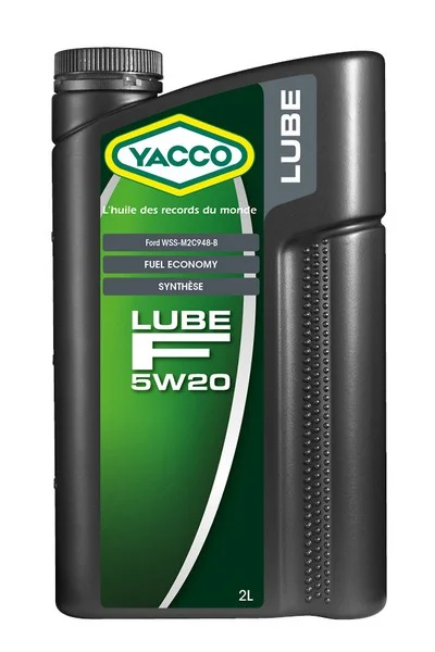 YACCO 5W20 LUBE F/2 YACCO Масло моторное синтетическое 2 л - ACEA C5 , API SN ,Ford WSS-M2C925-A/B Ford WSS-M2C948-B ,Jaguar Land-Rover ST JLR.03.5004 (фото 1)